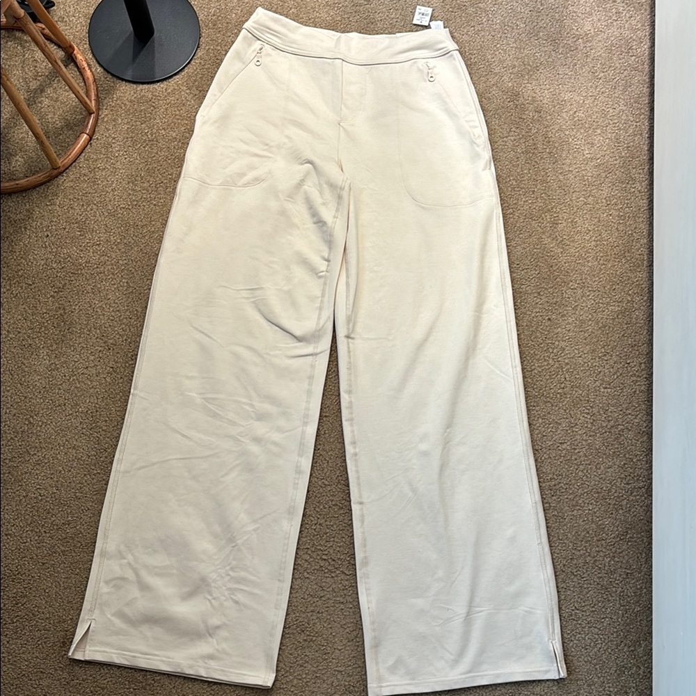 Aerie Hugger Trousers Wide Leg Regular Ride